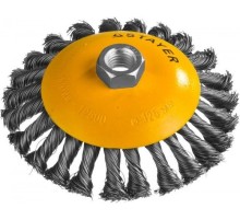 Щетка дисковая по мет. Stayer 35135-125 d=125мм (угловые шлифмашины)