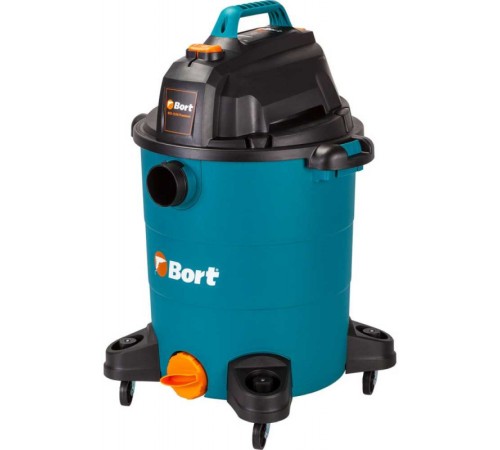 Строительный пылесос Bort BSS-1530-Premium 1500Вт (уборка: сухая/влажная) синий