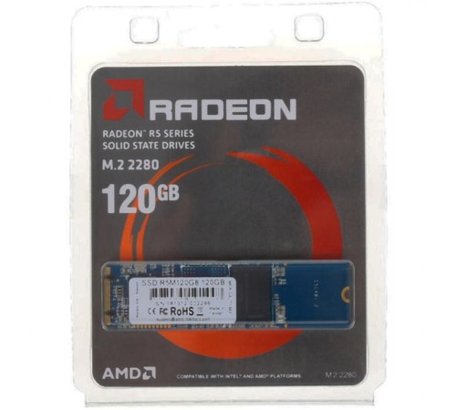 Накопитель SSD AMD SATA III 120Gb R5M120G8 Radeon M.2 2280
