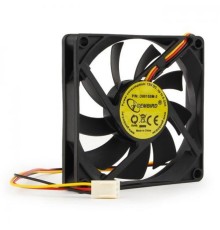 Вентилятор Gembird D8015SM-3 80x80x15, втулка, 3 pin, провод 30 см, OEM {100}