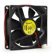 Вентилятор Gembird FANPS 80x80x25, втулка, 2 pin, провод 30 см {100}