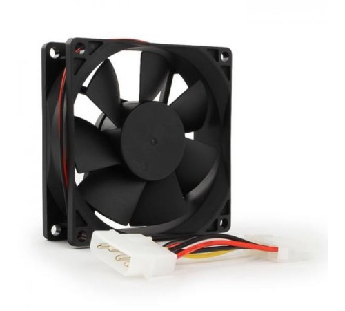 Вентилятор Gembird FANCASE-4 80x80x25, втулка, 4 pin Molex, провод 30 см Вентилятор Gembird FANCASE-4 80x80x25, втулка, 4 pin Molex, провод 30 см