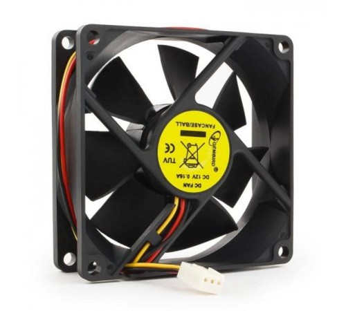 Вентилятор Gembird FANCASE/BALL 80x80x25, подшипник, 3 pin, провод 30 см {100} Вентилятор Gembird FANCASE/BALL 80x80x25, подшипник, 3 pin, провод 30 см {100}