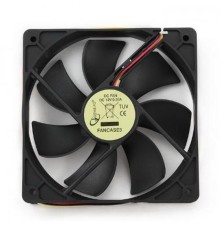 Вентилятор Gembird FANCASE3 120x120x25, втулка, 3 pin, провод 30 см, OEM {80} (033343)