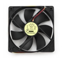 Вентилятор Gembird FANCASE3/BALL 120x120x25, подшипник, 3 pin, провод 30 см , OEM {80}  (033350)