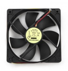 Вентилятор Gembird FANCASE3/BALL 120x120x25, подшипник, 3 pin, провод 30 см , OEM {80}  (033350)