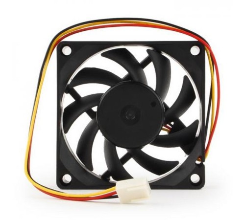 Вентилятор Gembird D7015SM-3 70x70x15, втулка, 3 pin, провод 25 см {100} Вентилятор Gembird D7015SM-3 70x70x15, втулка, 3 pin, провод 25 см {100}