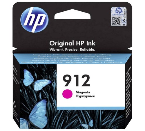 Картридж струйный HP 912 3YL78AE пурпурный (315стр.) для HP OfficeJet 801x/802x