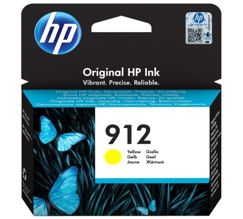 Картридж струйный HP 912 3YL79AE желтый (315стр.) для HP DJ IA OfficeJet 801x/802x