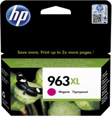 Картридж струйный HP 963 3JA28AE пурпурный (1600стр.) для HP OfficeJet Pro 901x/902x/HP