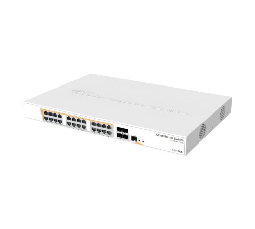 Коммутатор MikroTik CRS328-24P-4S+RM 24G 4SFP+ 24PoE+ 450W управляемый