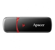 64GB Apacer AH333 USB Flash AP64GAH333B-1 USB 2.0, Black, (910707) RTL