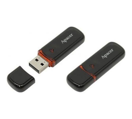 32GB Apacer AH333 USB Flash AP32GAH333B-1 USB 2.0, Black, (910424) RTL
