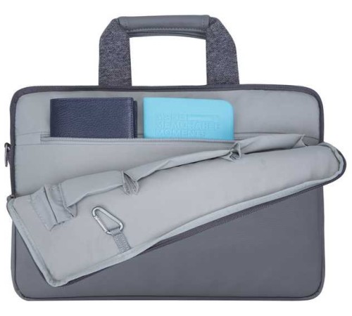 Сумка для ноутбука 15.6" Riva 7930 серый полиэстер (7930 GREY) Сумка для ноутбука 15.6" Riva 7930 серый полиэстер (7930 GREY)