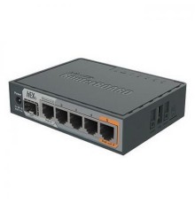 Роутер MikroTik hEX S (RB760IGS) 10/100/1000BASE-TX/SFP черный