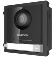 2Мп IP вызывная модуль c ИК-подсветкой, 2 Мп камера типа Fish eye, WDR, BLC, DNR, H.264, Мех кнопка вызова, микрофон и динамик, трев вх 4, 1 RS-485, 2 реле, 1 RJ-45, DC12В/POE, 10Вт, -40...+70C, IP65, металл Hikvision DS-KD8003-IME1
