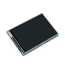 Модуль дисплея ACD 17-RA332 Waveshare 3.5" резистивный сенсорный дисплей без корпуса, 480*320 IPS матрица, вход SPI, питание по USB, для Raspberry Pi 3