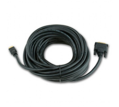 Кабель HDMI-DVI Gembird/Cablexpert CC-HDMI-DVI-6 (1.8м, 19M/19M, single link, черный, позол.разъемы, экран, пакет) (CC-HDMI-DVI-6)