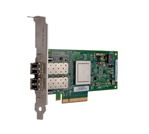 Контроллер Qlogic QLE2562-CK 8Gb 2-port FC HBA x8 PCIe LC multi-mode optic