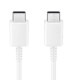 Кабель Samsung EP-DA705BWRGRU USB Type-C (m) USB Type-C (m) 1м белый (упак.:1шт)
