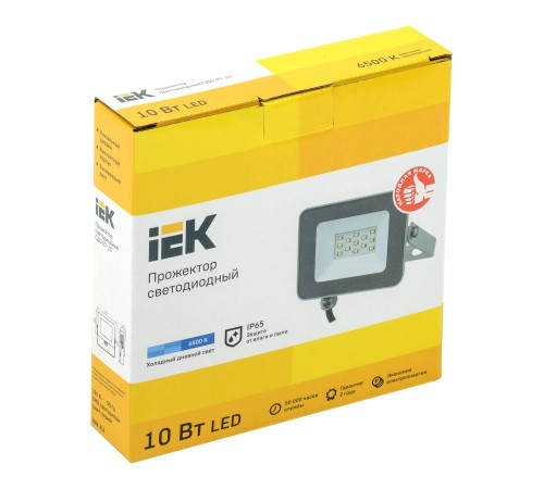 Прожектор уличный IEK СДО светодиодный 10Вт корп.алюм.серый (LPDO701-10-K03) Прожектор уличный IEK СДО светодиодный 10Вт корп.алюм.серый (LPDO701-10-K03)