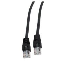 Кабель Cablexpert Патч-корд UTP Cablexpert PP12-5M/BK   кат.5e, 5м, литой, многожильный (черный)