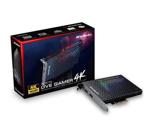 Плата видеозахвата внутренняя AVER Media Live Gamer 4K, PCI-Express x4 Gen 2, 2160p60 HDR, (GC573), RTL {20}, (678982) Плата видеозахвата внутренняя AVER Media Live Gamer 4K, PCI-Express x4 Gen 2, 2160p60 HDR, (GC573), RTL {20}, (678982)