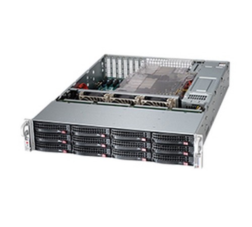 SuperMicro CSE-826BAC4-R920LPB 2U, LP, E-ATX, 920 Вт, 8x 3.5-inch SAS3/SATA3 HDD/SSD and 4x SAS3/SATA3/NVMe, черный