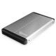 Внешний корпус 2.5" Gembird EE2-U3S-2-S, серебро, USB 3.0, SATA, металл Gembird  {100}