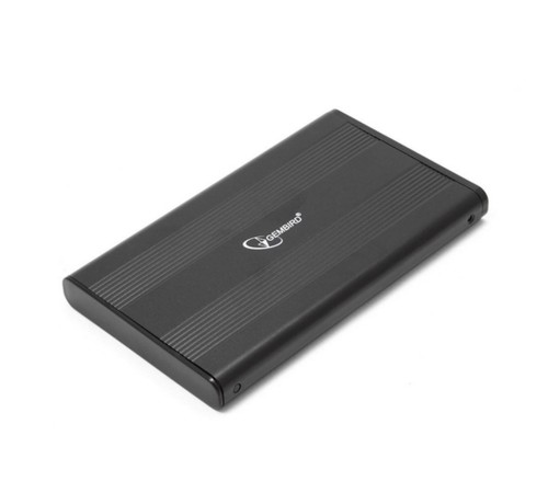 Внешний корпус 2.5" Gembird EE2-U2S-5, черный, USB 2.0, SATA, металл Gembird  {100}