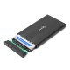 Внешний корпус 2.5" Gembird EE2-U2S-5, черный, USB 2.0, SATA, металл Gembird  {100}