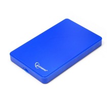 Внешний корпус 2.5" Gembird EE2-U2S-40P-B, синий, USB 2.0, SATA, пластик Gembird {100} (205540)