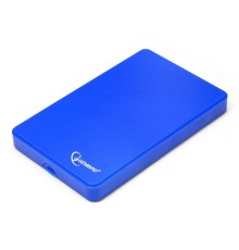 Внешний корпус 2.5" Gembird EE2-U2S-40P-B, синий, USB 2.0, SATA, пластик Gembird {100} (205540)