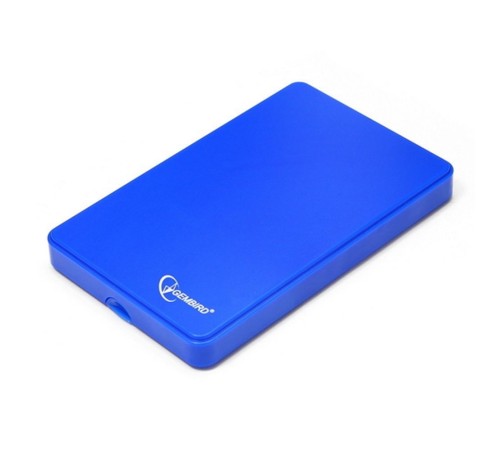 Внешний корпус 2.5" Gembird EE2-U2S-40P-B, синий, USB 2.0, SATA, пластик Gembird {100} (205540)