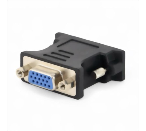 Cablexpert Переходник DVI-VGA, 29M/15F, черный, пакет (A-DVI-VGA-BK)