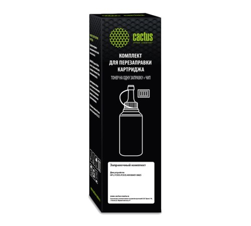 Тонер Cactus CS-RK-CE505A черный флакон 120гр. (в компл.:чип) для принтера HP LJ P2055/P2035/400/M401/M425