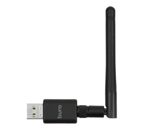 Адаптер USB Buro BU-BT40С Bluetooth 4.0+EDR class 1 100м черный Адаптер USB Buro BU-BT40С Bluetooth 4.0+EDR class 1 100м черный