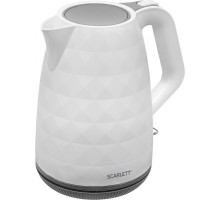 Чайник электрический Scarlett SC-EK18P49 1.7л. 2200Вт белый/серый (корпус: пластик)