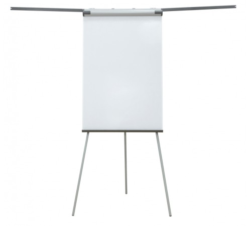 Флипчарт Cactus CS-FCT-M67x105 магнитно-маркерная меламиновая 67x105см на треноге