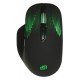 Мышь Оклик 636LWC черный оптическая (2400dpi) беспроводная USB/USB-C (6but)