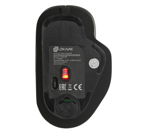 Мышь Оклик 636LWC черный оптическая (2400dpi) беспроводная USB/USB-C (6but) Мышь Оклик 636LWC черный оптическая (2400dpi) беспроводная USB/USB-C (6but)