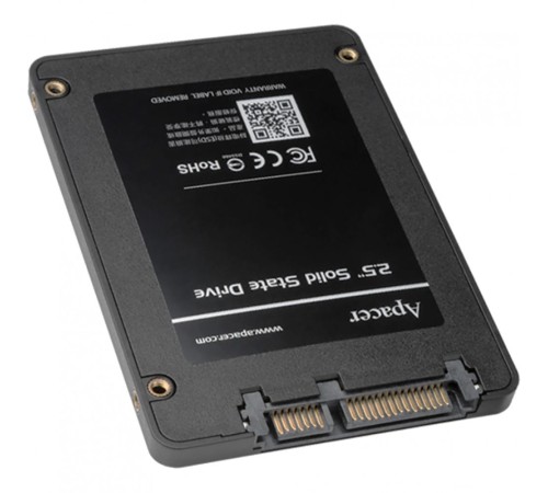 Твердотельный накопитель Apacer SSD PANTHER AS340 480Gb SATA 2.5" 7mm, R550/W520 Mb/s, IOPS 30/96K, MTBF 1,5M, 3D TLC, 280TBW, Retail (AP480GAS340G-1) (AP480GAS340G-1)