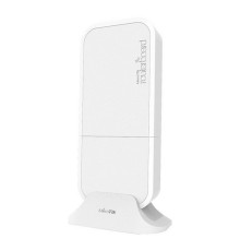 Точка доступа MikroTik wAP R with 650MHz CPU, 64MB RAM, 1xLAN, built-in 2.4Ghz 802.11b/g/n Dual Chain wireless with integrated antenna, miniPCI slot, LTE internal antenna with 2 x u.fl connectors, RouterOS L4, outd (RBwAPR-2nD)