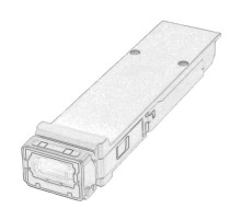 Волоконно-оптический приемопередатчик Fibertrade FT-QSFP28-SR4 Трансивер 100G, QSFP28, MPO,  MMF 100m, 850nm laser, 4xVCSEL, (прошивка Cisco) OEM
