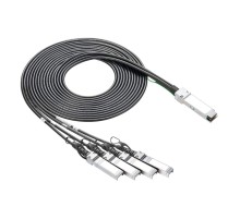 Кабель Fibertrade FT-QSFP+/4SFP+-CabP-AWG30-1M Кабель DAC copper cable (40G, QSFP+ to 4x10G SFP+, AWG30, 1м)