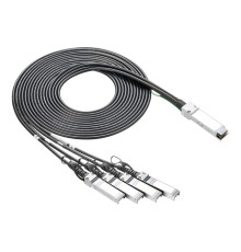 Кабель Fibertrade FT-QSFP+/4SFP+-CabP-AWG30-1M Кабель DAC copper cable (40G, QSFP+ to 4x10G SFP+, AWG30, 1м)
