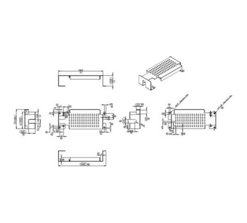 Аксессуары Advantech FPM-3001G-ADKE Брекет (скоба) для крепления мониторов FPM-3000 15"/17"/19"