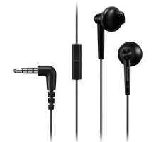 Гарнитура вкладыши Panasonic RP-TCM55GC-K 1.2м черный проводные в ушной раковине