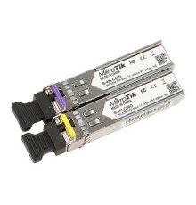 Модуль MikroTik Pair of SFP modules, S-45LC80D (1.25G SM 80km T1490nm/R1550nm, Single LC-connector) + S-54LC80D (1.25G SM 80km T1550nm/R1490nm, Single LC-connector) (S-4554LC80D)