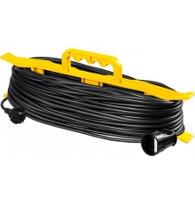 Удлинитель силовой Stayer 55018-50_z01 2x0.75кв.мм 1розет. 50м ПВС 10A пласт.рамка черный